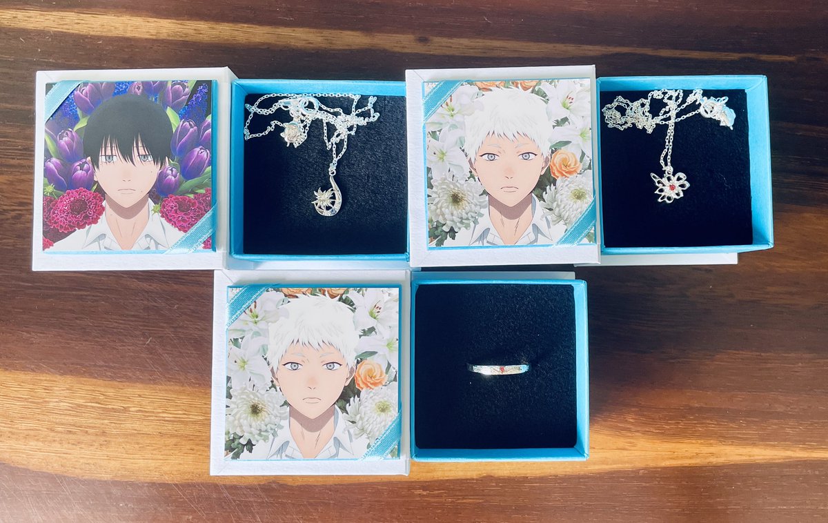 Finally got my TSHD jewelry in the mail, everything is so beautiful! 😭💍💎✨

#光が死んだ夏 #thesummerhikarudied
