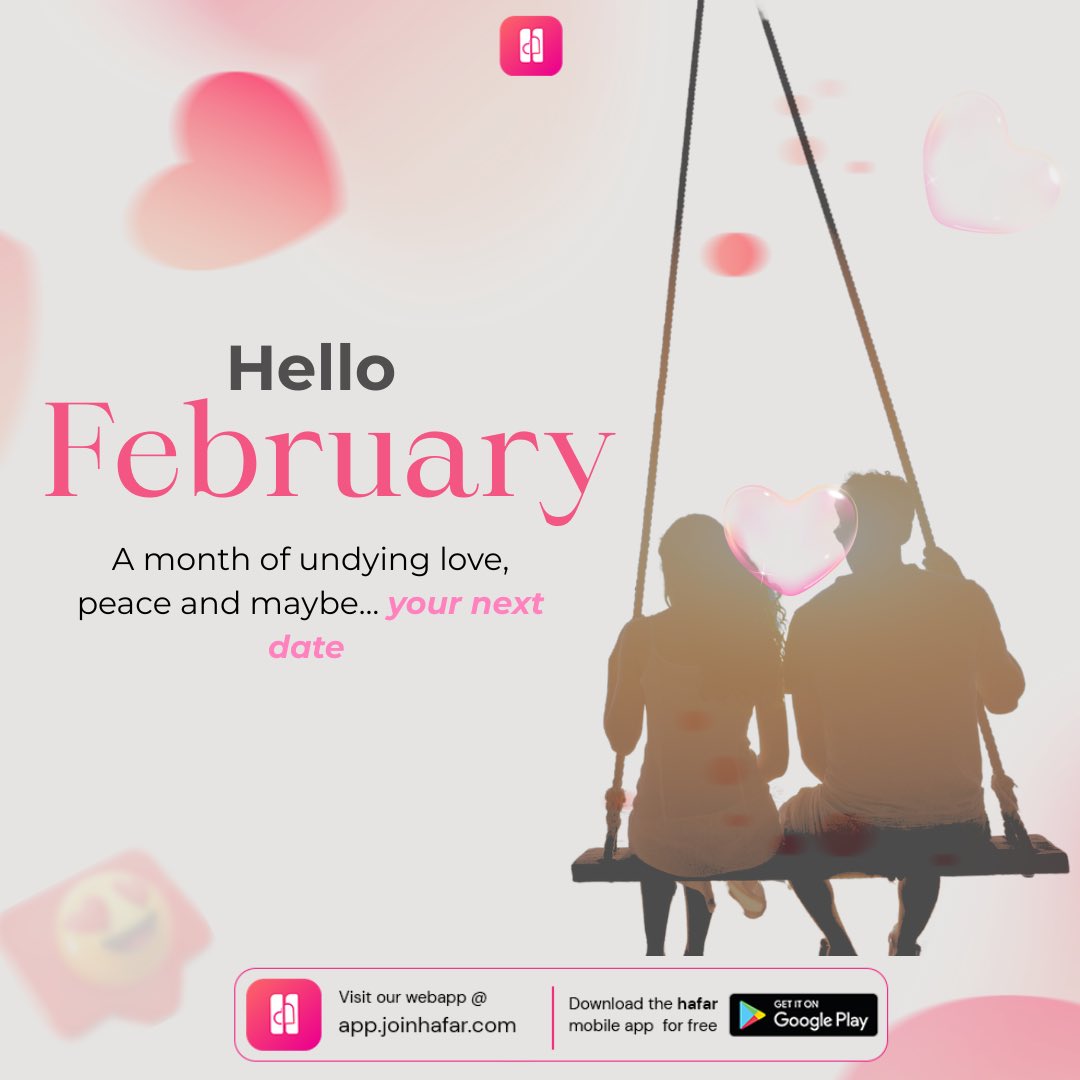 joinhafar's tweet photo. Welcome to the month of love! ❤️ https://t.co/AvUPEAIQ50