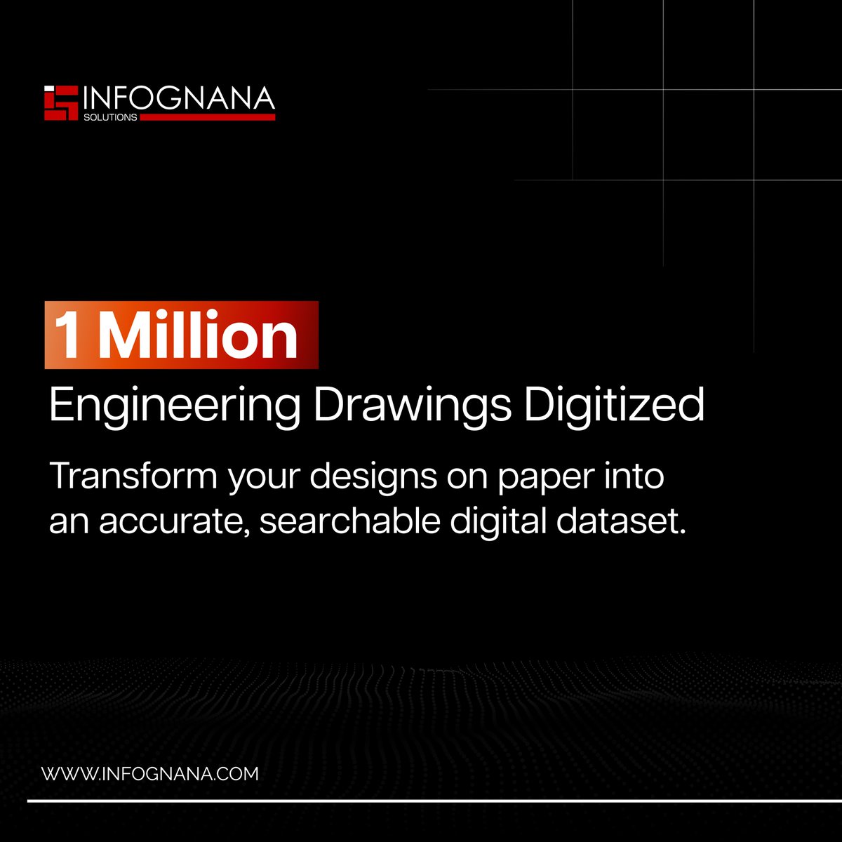 Infognana's tweet photo. #datadigitization services transform your legacy #engineeringdrawings into accurate searchable #digitalfiles Our service ensures precision saves time and makes your #critical #data easy access manage and use for future projects Visit: https://t.co/T6jLef7z94
#infognanasolutions https://t.co/9kiehkwI9T