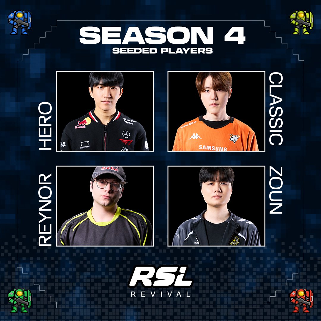 A star-studded lineup guaranteed!

The Final Four from the RSL 2025 Offline Finals will receive direct seeds into the competition! 🔥🔥🔥