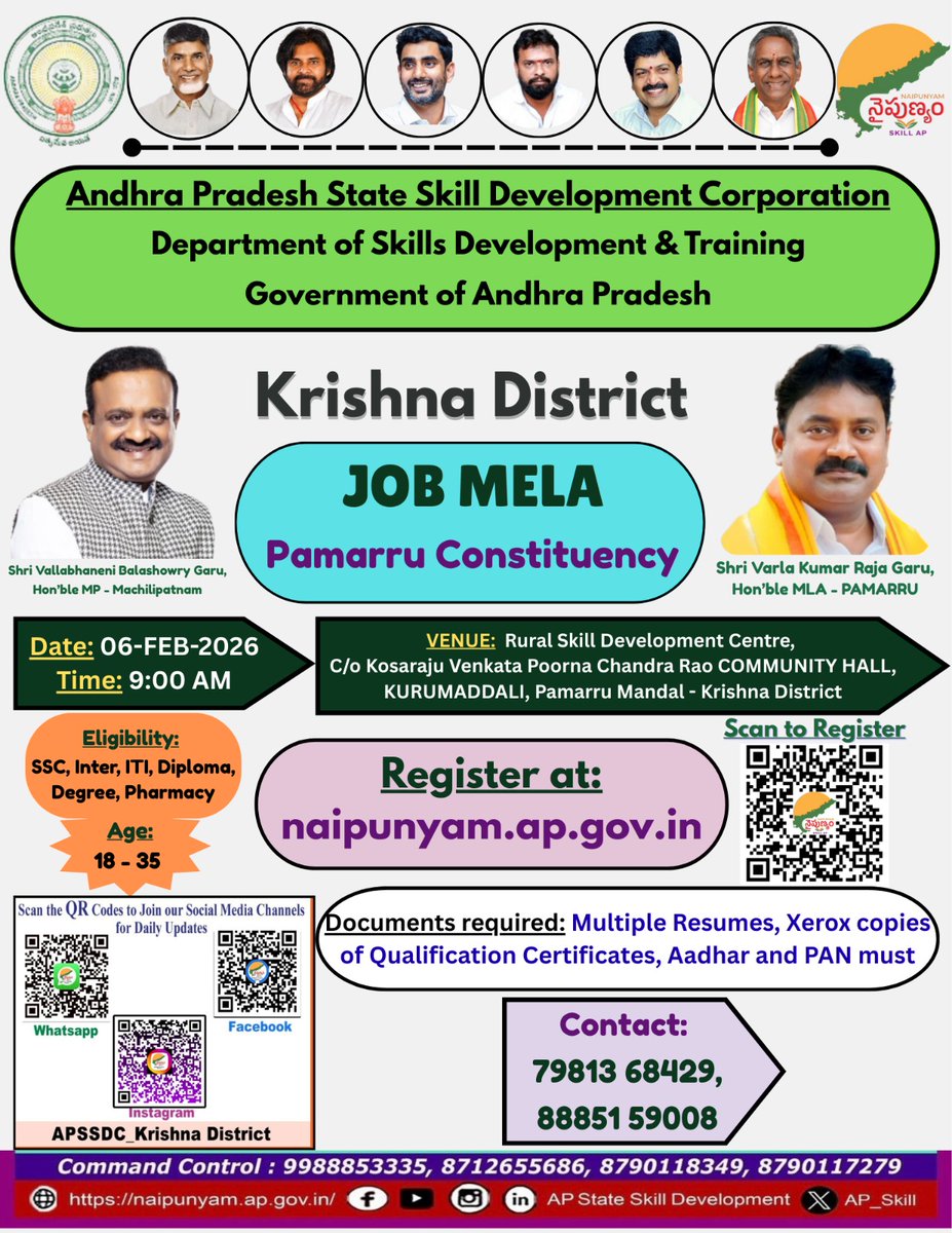 Apssdc Krishna District tweet media
