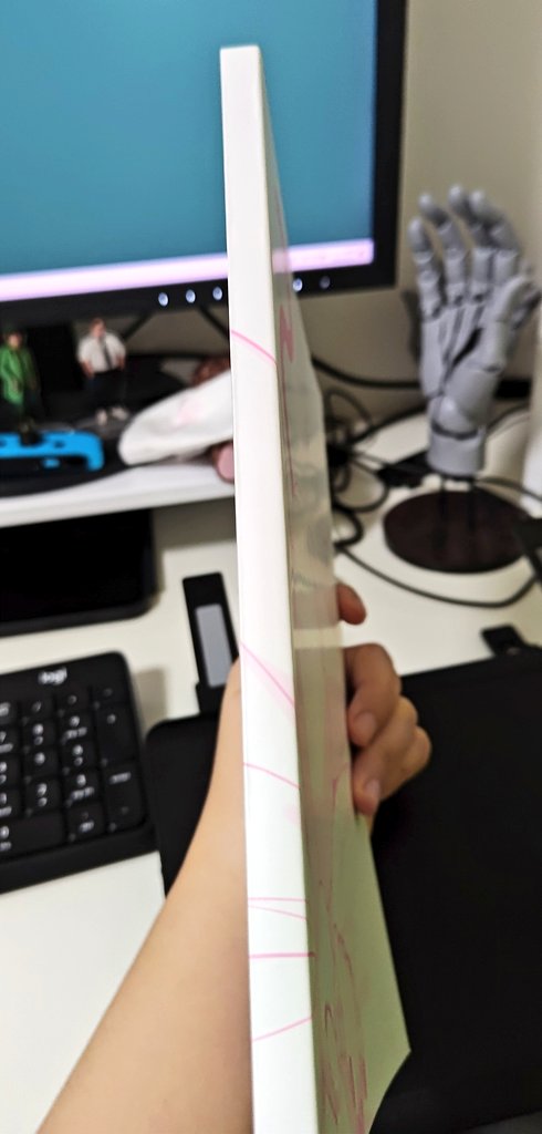 現物自宅に届きましたうふふ
お気に入りポイントは箔押し製🔞マークとアホみたいな分厚さが売りですよろしくお願いします! 