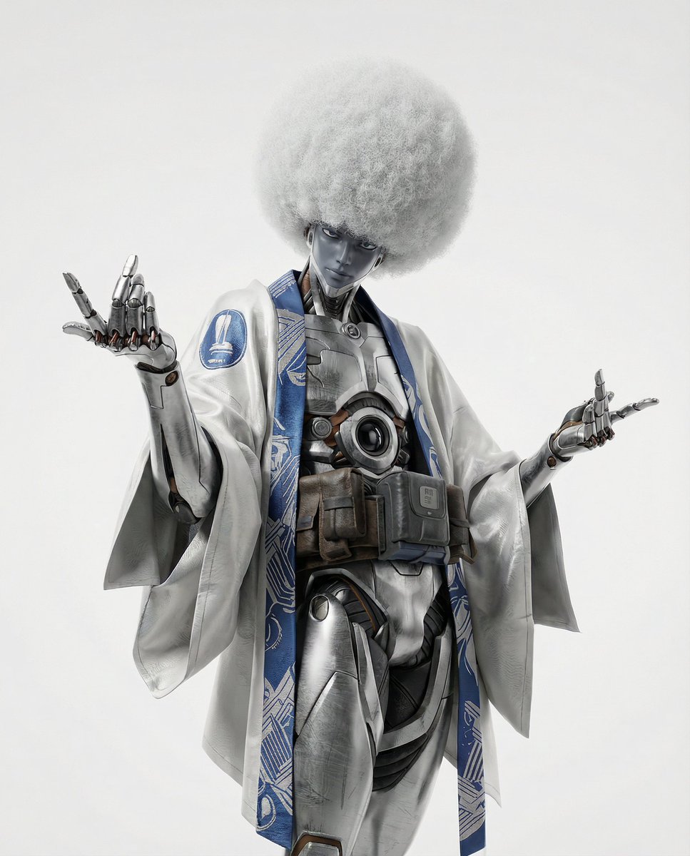 Android kimono character