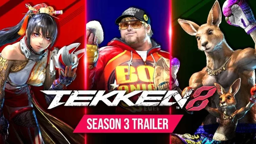 SportsDigestINT's tweet photo. TEKKEN 8 Season 3 Roadmap: Kunimitsu And Bob Return

Full story👉https://t.co/ZdI9VTQkia

#TEKKEN8 #Tekken8Season3 #Kunimitsu #RogerJr #TWT2026 https://t.co/YwnZbOcrpn