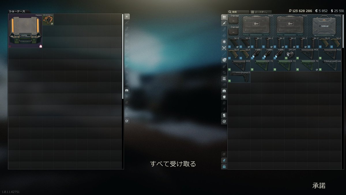 1000ping_player's tweet photo. Kappaとったからストーリー終わらせるぞ！
#EscapefromTarkov https://t.co/uqN9grcY6K