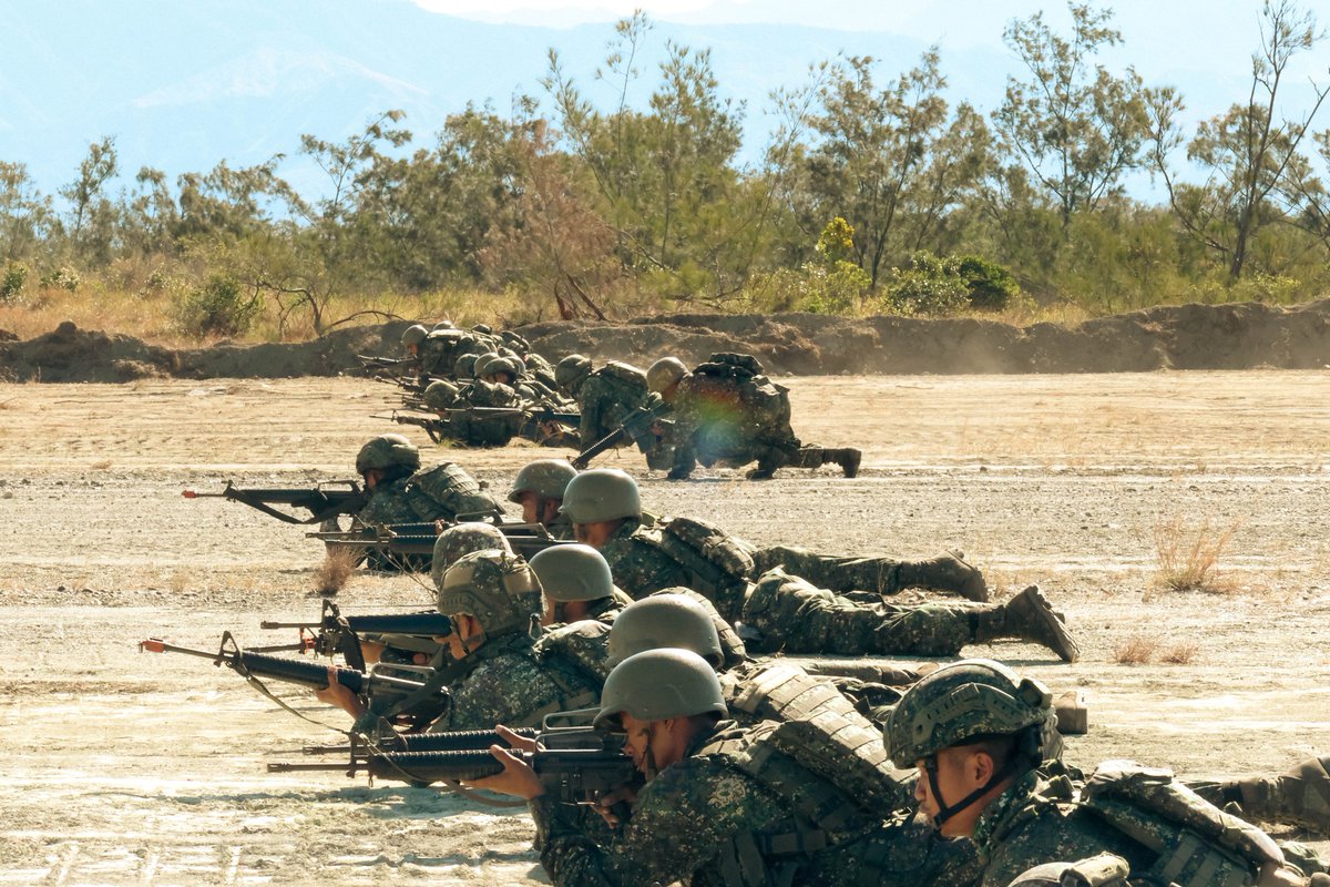 Philippine_Navy's tweet photo. AIRFIELD SEIZURE EXERCISE | The 14th Marine Rifle Battalion sharpens combat readiness through an Offensive Airfield Seizure Exercise at Air Station Paredes, Pasuquin, Ilocos Norte. The high-intensity drill showcases the Philippine Marine Corps’ ability to rapidly seize, secure, and hold critical infrastructure through forcible entry, denying enemy access and asserting control in contested environments.

Philippine Navy: Addressing Challenges, Promoting Regional Stability, and Strengthening Maritime Security

#ProtectingtheSeasSecuringOurFuture
#ModernMultiDomainSelfReliantCrediblePartner
#OneAFPOnePhilippines
#StrongAFPStrongPhilippines