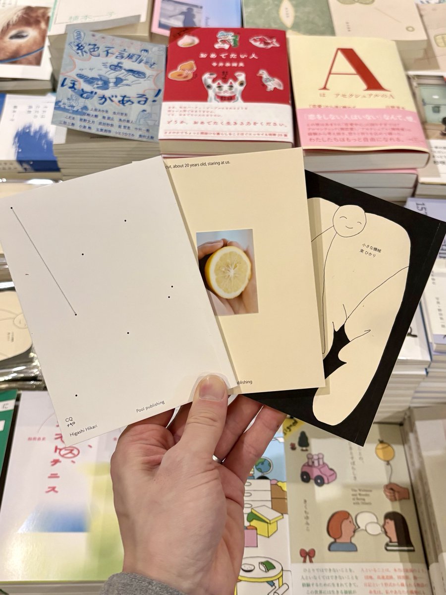 東ひかりさんのZINE、追加納品してもらいました。3タイトルとも揃って