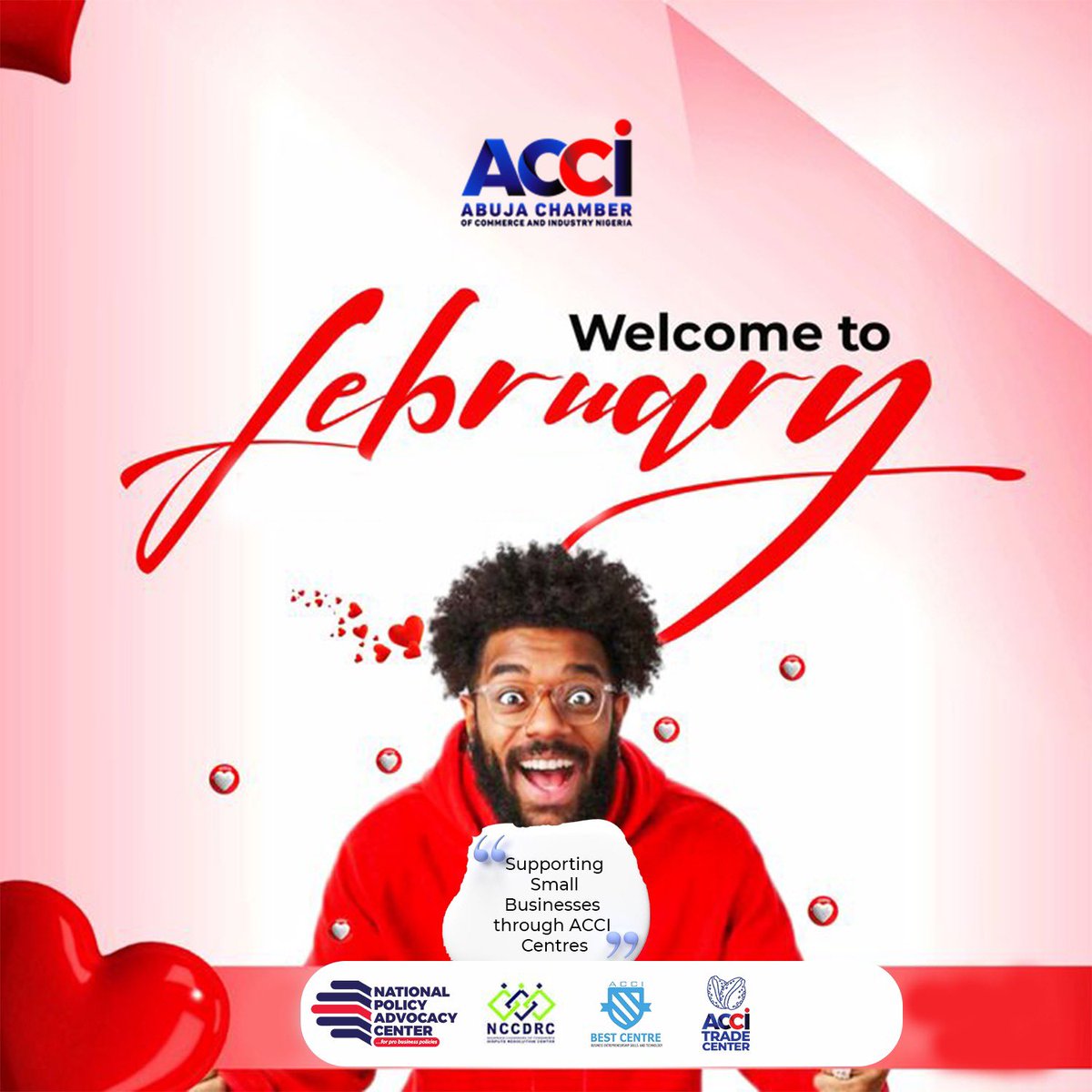 Welcome to February ❤️
Another month of empowering businesses, driving impact, and supporting entrepreneurs through ACCI Centres.

#WelcomeToFebruary #ACCI #SmallBusinesses #Entrepreneurs