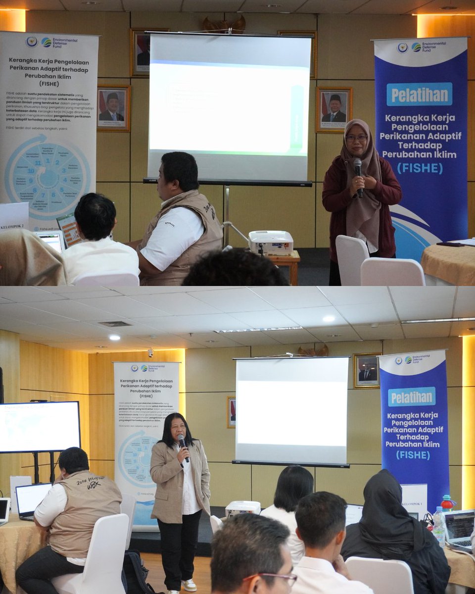 EDF_Indonesia's tweet photo. Bangun SDM Unggul, KKP bersama EDF Gelar Pelatihan Pengelolaan Perikanan Adaptif terhadap Perubahan Iklim https://t.co/VbCAKGKswU https://t.co/jKpj7EB6g5