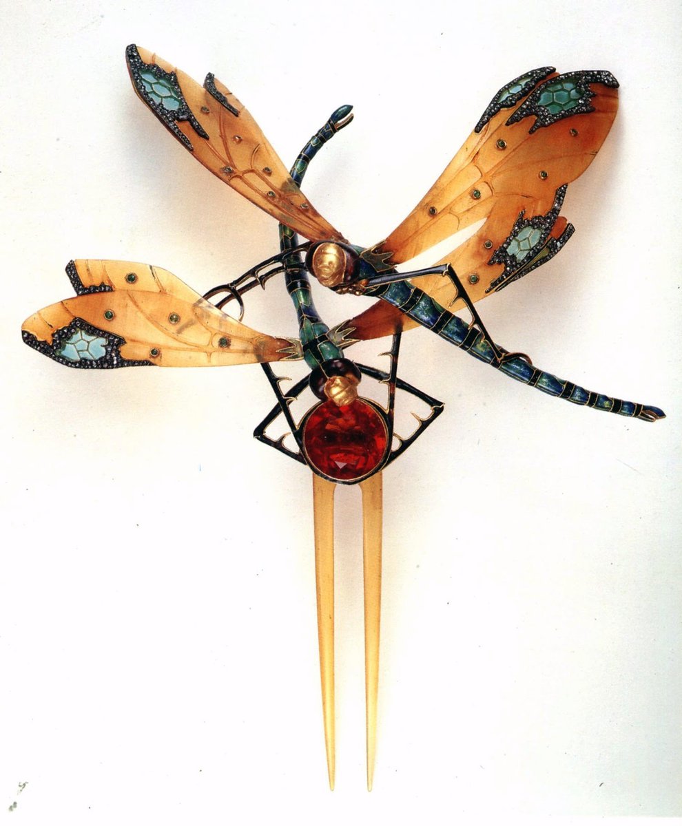 Hair combs by Lucien Gaillard.