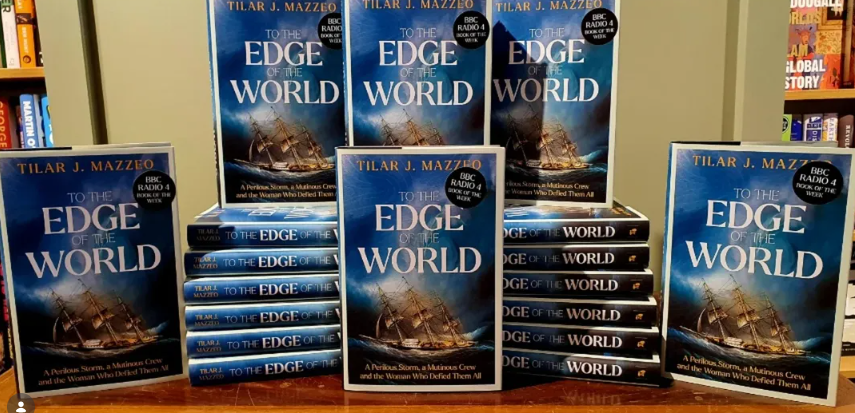 eandtbooks's tweet photo. We love this photo from @GuildfordBooks! 

 'This looks a thrilling slice of maritime history with a brave, smart woman front and centre💪Can't wait to read this one!⚡️'

#ToTheEdgeOfTheWorld by Tilar J. Mazzeo is out now:
https://t.co/IR318UKKmX #Maritime #History #NonFiction https://t.co/ccu6epPH2A