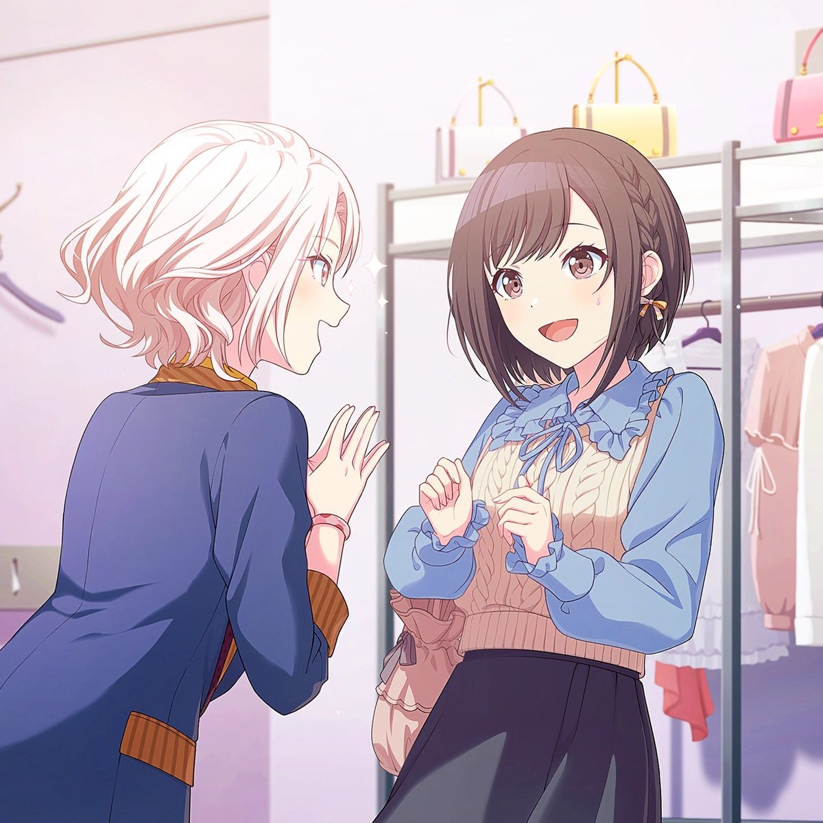 ImSyoomo's tweet image. Ena Shinonome and the Akiyama "charm" ✨️✨️✨️