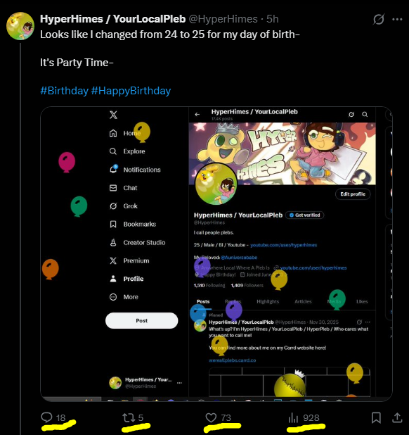 HyperHimes / YourLocalPleb tweet media