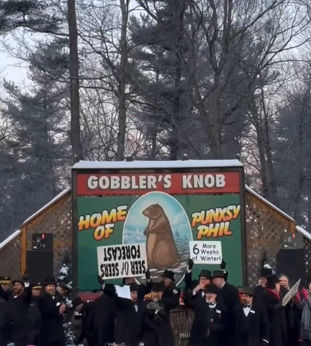 This man had ONE job this morning… 
😂😂🙈

It’s upside down, bro! 

(Actually, very fitting for how life feels these days) 

#GroundhogDay2026