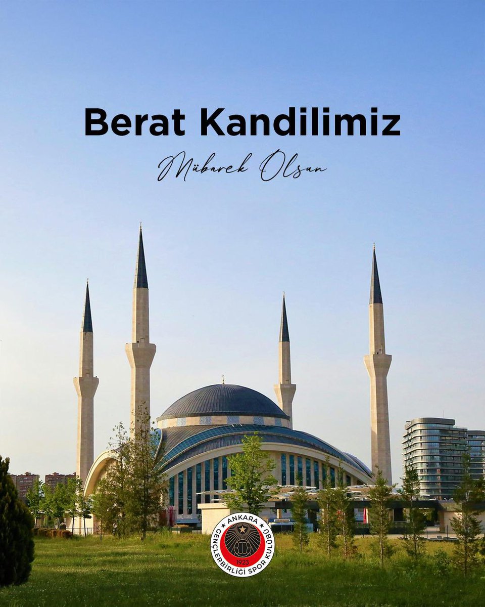 Tüm İslam aleminin ve camiamızın Berat Kandili mübarek olsun.