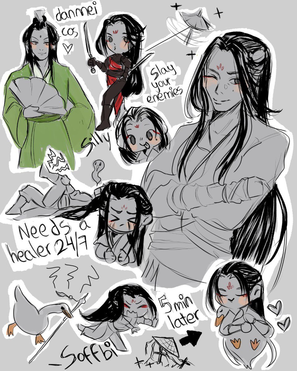 _soffbi's tweet photo. Meet my MC ! I just love this game sm 

#WhereWindsMeet #fanart https://t.co/E0LQ0kyiRV