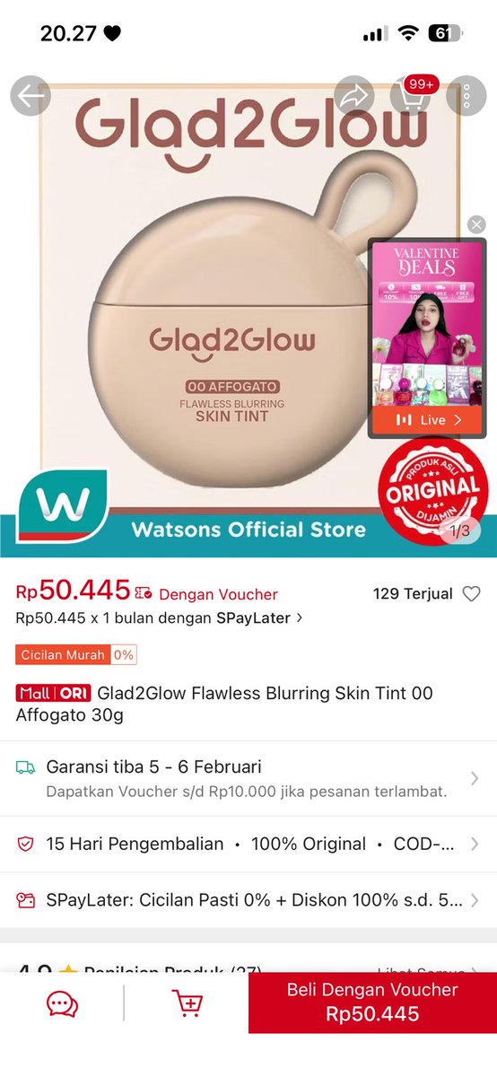 info_jajan's tweet photo. Skin tint glad2glow

https://t.co/UVFJSEM3GA https://t.co/4Bj3rfkz6y