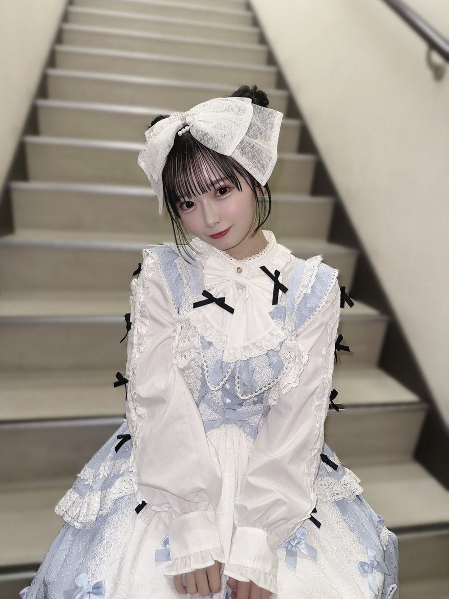 Riona_FESTIVE's tweet image. ロリータりおなかわい〜？🩵🩵🩵