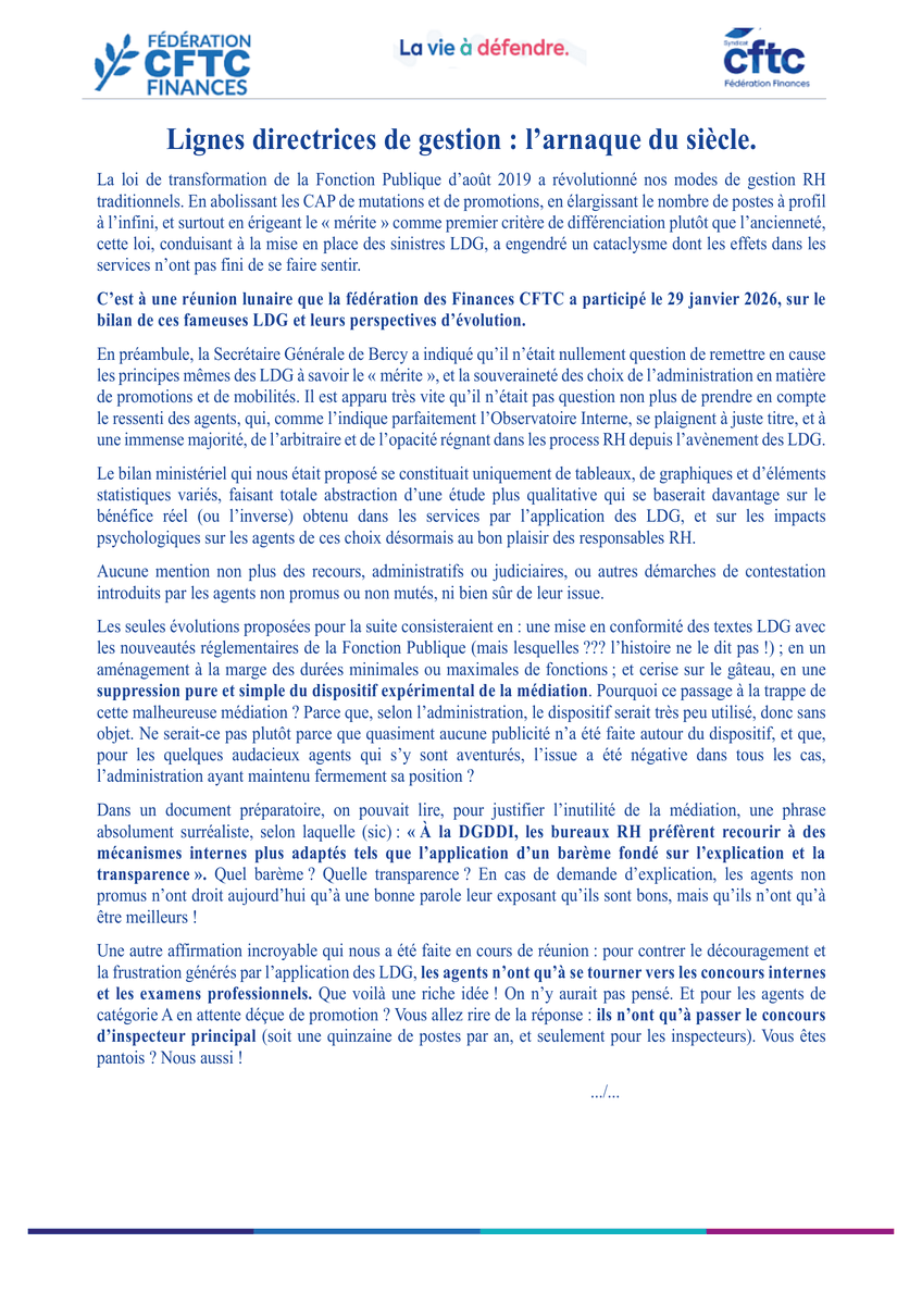 cftcdouanes's tweet photo. Les LDG : quand la mauvaise foi aggrave une mise en place opaque ! #LDG #Douanes #CFTC https://t.co/lHppyy0Dhn