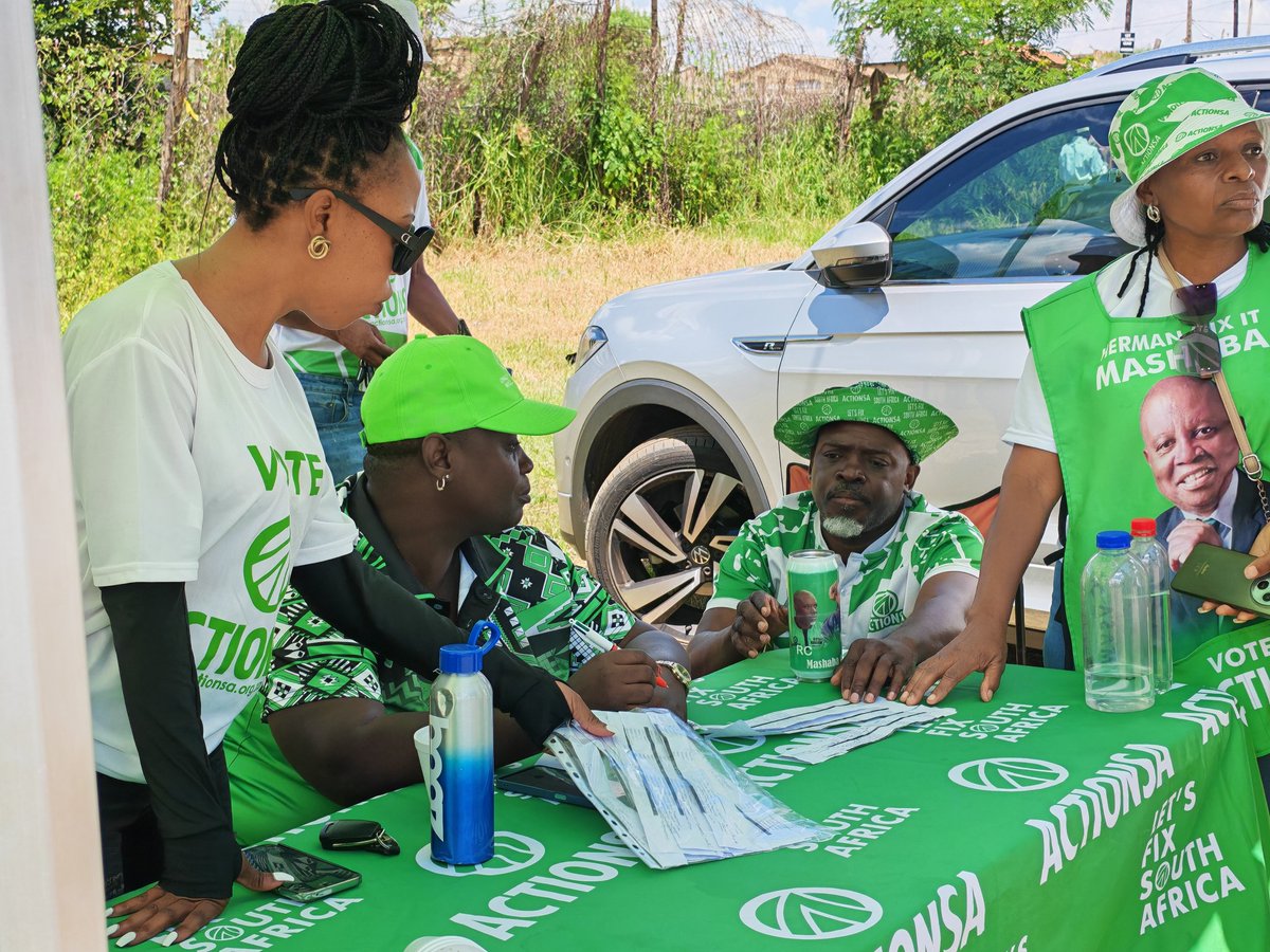 actionsajhbcoms's tweet photo. GOTV
Special votes in Mogales City, Ward 2 by-elections.
ActionSA Joburg Region is present, active, and ready to win proudly supporting our ward councillor candidate @Tebogo64788745 Marvin Koloi.
#kuselekancane
#LetsFixWard2WithKoloi
#VoteForActionSA https://t.co/H2nfTaDw3n