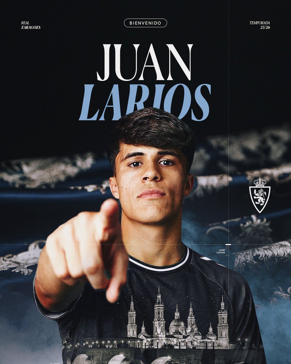 🤍 𝑱𝑼𝑨𝑵 𝑳𝑨𝑹𝑰𝑶𝑺 💙

✍️ Acuerdo con el <a href="/SouthamptonFC/">Southampton FC</a> para la cesión del lateral izquierdo hasta el final de la presente campaña 

¡Bienvenido a Zaragoza, Juan!
