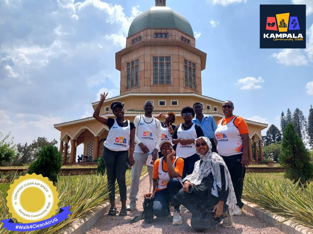 Kampalawalks's tweet photo. Last Saturday, #KampalaCommunityWalk led us up to a place that's been quietly standing since 1961, the Bahá'í Temple.

What we discovered there was not only history, but also a lesson in what our city could be. 

A 🧵 https://t.co/eiqRmVvE1Y