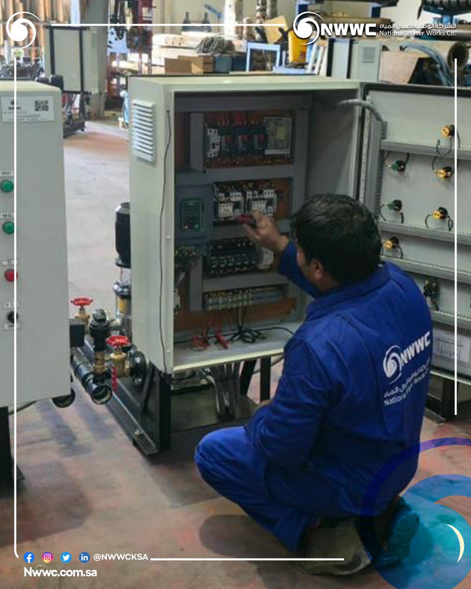 nwwcksa's tweet photo. نفخر في NWWC بتنفيذ وتجميع 64 نظام بوستر ضخ ضمن مشروع صالات رياضية لشركة @tatweerbuilding ، بالكامل داخل ورشنا، باستخدام مضخات E-tech ولوحات تحكم بمحولات سرعة Schneider (ATV610)، مع اختبارات جاهزية قبل التسليم.
#NWWC #PumpingSolutions #Engineering #SystemIntegration https://t.co/NpIE23j3sQ