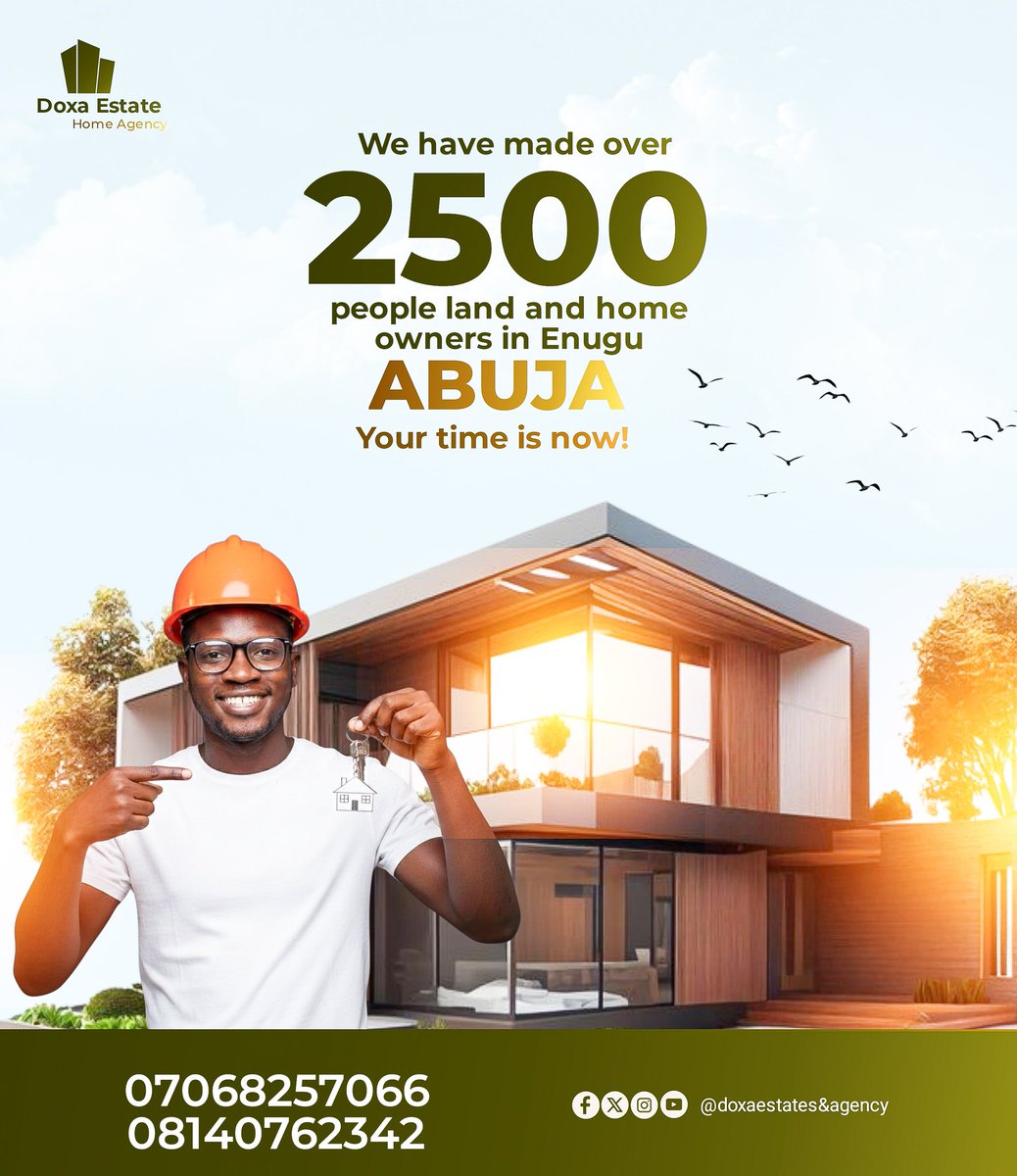 Doxa0029's tweet photo. I designed 4 promotional creatives for Doxa Estate &amp; Properties to help them attract buyers and communicate value clearly.

These designs focus on:
 ✔️ Clean layout
✔️ Strong visual hierarchy
✔️ Real estate trust &amp; professionalism
✔️ Clear call-to-action https://t.co/fgId029QZ3