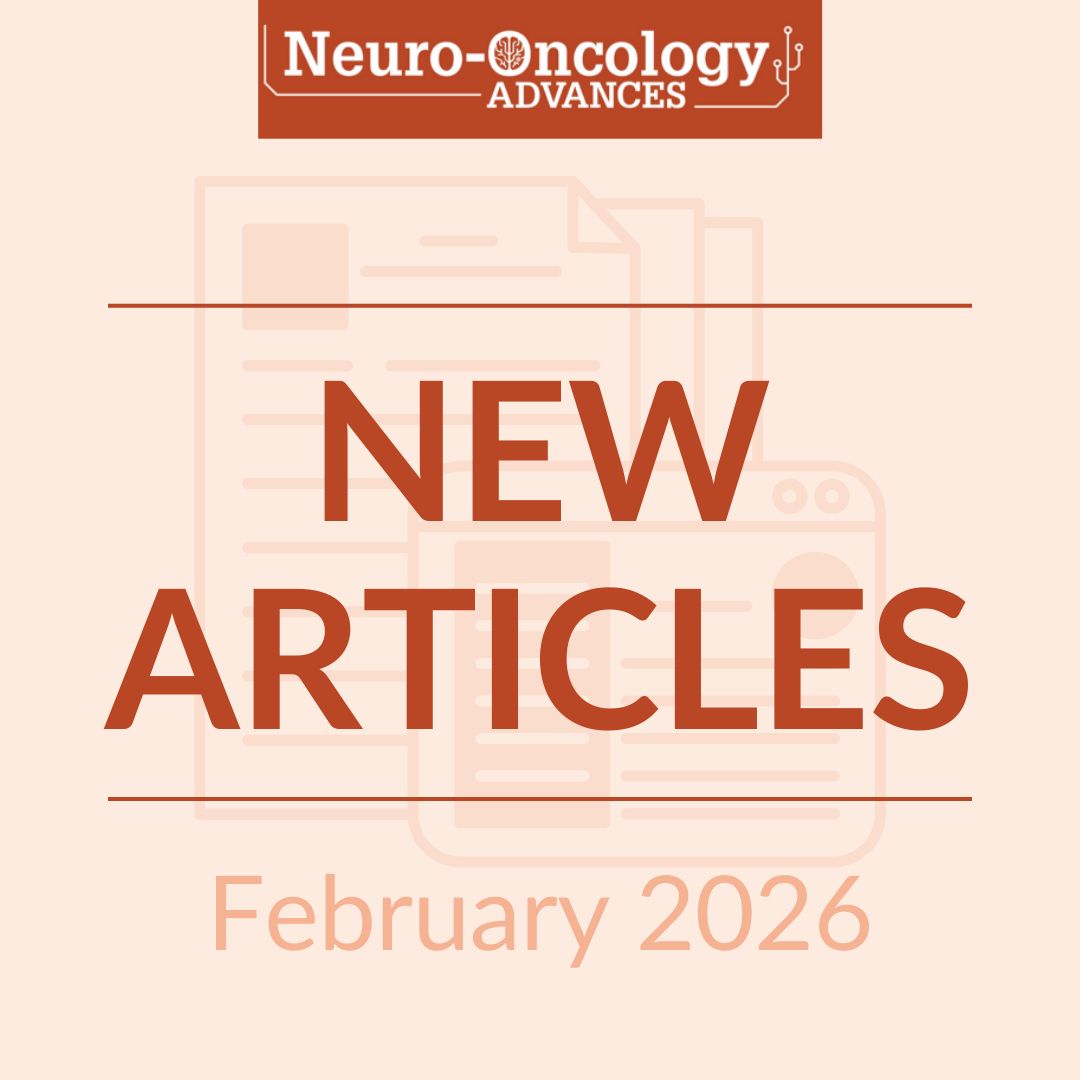 Editor - Neuro-Oncology Advances tweet media