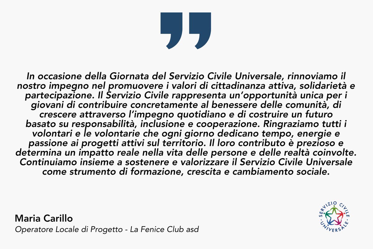 Forum ServizioCivile tweet media