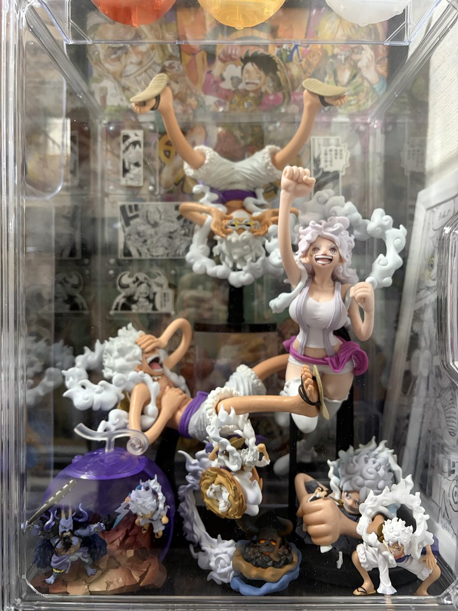 gen607's tweet image. 早くルフィの活躍が見たい
ワンピースHGガチャのニカルフィいいサイズ感
#今週のワンピ