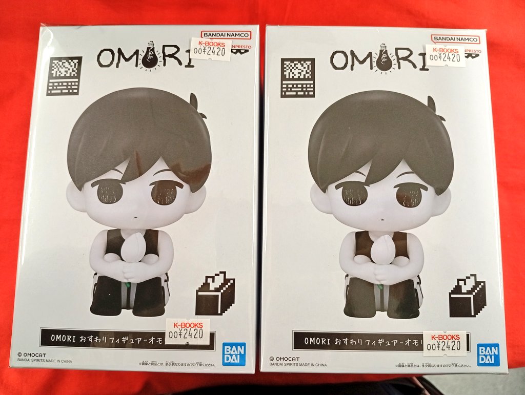 入荷情報】 OMORI おすわりフィギュア オモリ バジル 各種 税込2,420円