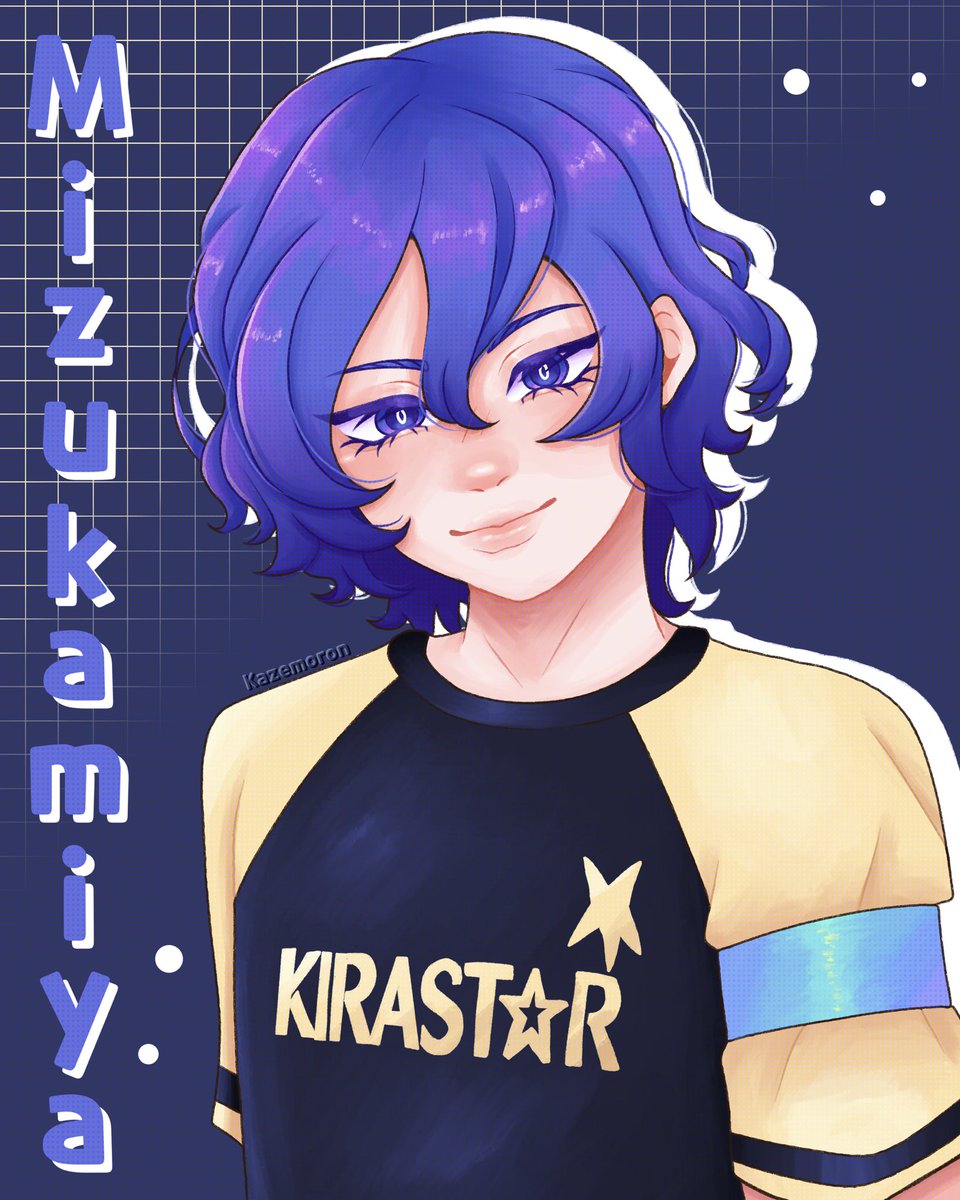 kazemoron's tweet photo. Mizukamiya birthday! 💙

#inazumaeleven #ina11 https://t.co/JjUSEnXILV