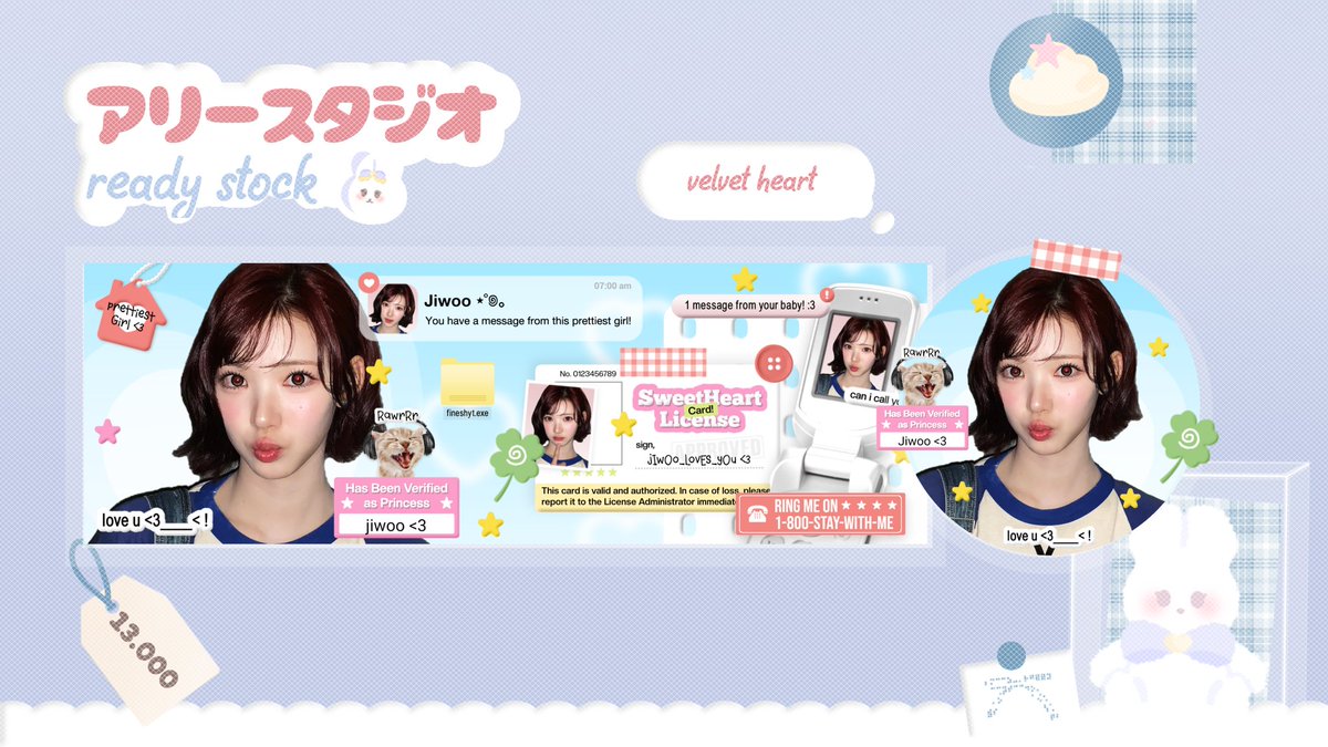 anpyujin's tweet image. hElloo!! repost would be appreciated!! 🩷

aku bawa layout ready Jiwoo, Carmen hearts2hearts foto terbaru pricenya start 10k free retext yaaa (bisa cek di alt!) kuy jajAnkk 🌷

#zonauang #zonaba