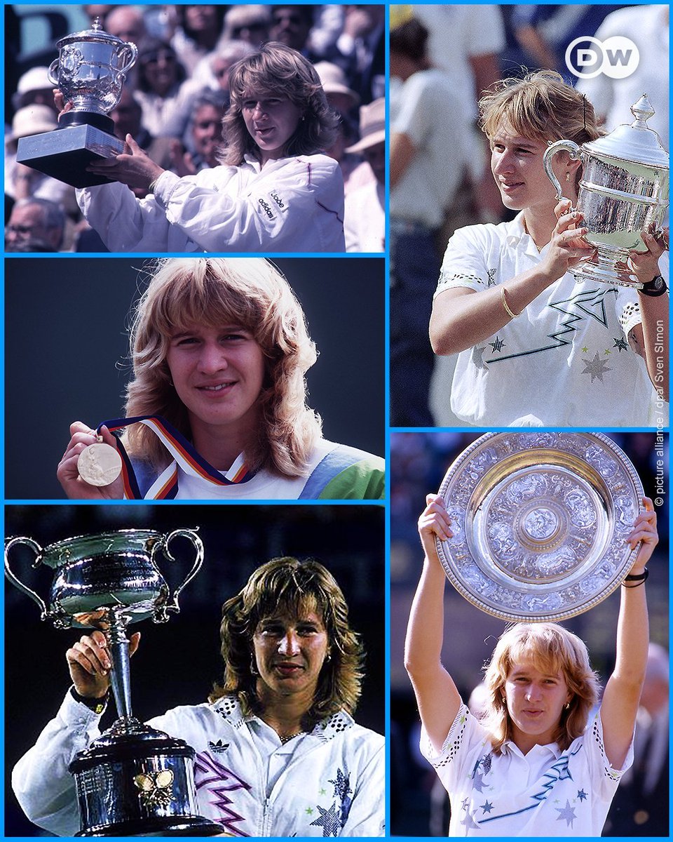 Amazing achievement by Alcaraz. But the youngest player ever to complete the Career Grand Slam is legend Steffi Graf at 19 years old  🇩🇪🏆

𝗦𝗵𝗲 𝗲𝘃𝗲𝗻 𝘄𝗼𝗻 𝗮 𝗰𝗮𝗹𝗲𝗻𝗱𝗮𝗿-𝘆𝗲𝗮𝗿 𝗚𝗢𝗟𝗗𝗘𝗡 𝗦𝗟𝗔𝗠

1988: 
🏆 Australian Open 
🏆 French Open
🏆 Wimbledon
🏆 US Open
