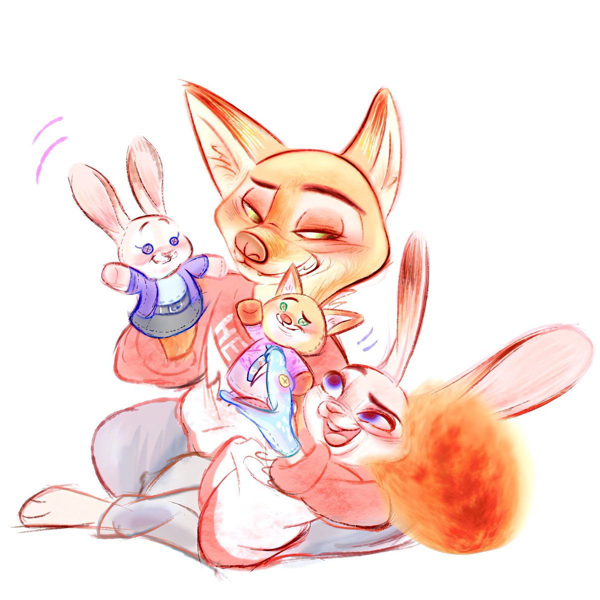 ※過去絵
よく分からないけど今日も今日とて尊いニクジュディ
#zootopia #ズートピア