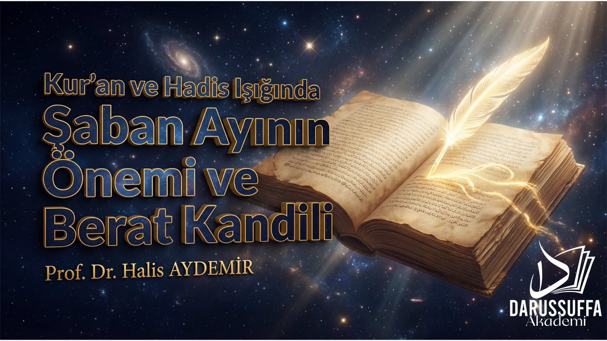 Kur'an ve Hadis Işığında Şaban Ayının Önemi ve Berat Kandili

youtu.be/IlH85V86vYY