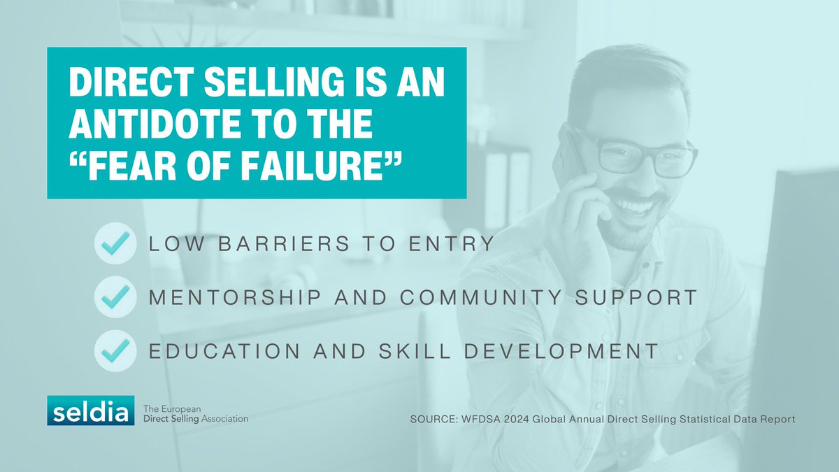 SeldiaEU's tweet photo. Starting a business can be terrifying 😱
The @worldfeddsa 2024 Report notes that the % of people who see a business opportunity but are stopped by the fear of failure has risen from 68% in 2019 to 84% in 2024.
How do we unlock this potential? Through community.
#FearOfFailure https://t.co/AE8nzQAazJ