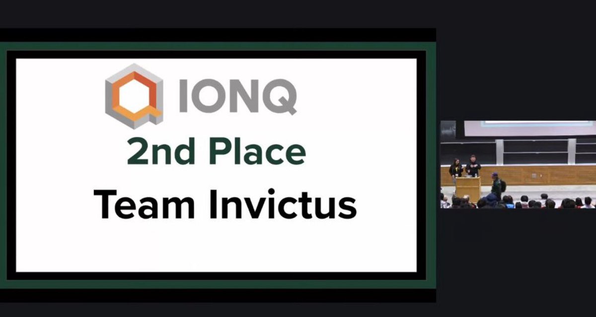 TechInnovationz's tweet photo. $IonQ 🏆 Incredible results at MIT #iQuHACK!

Congratulations to the team that swept BOTH 1st AND 2nd place, competing against 1000+ participants using @IonQ technology! 🚀

Despite team size constraints, they split into 2 sub-teams while keeping their solution unified. Judges evaluated their “Schrödinger’s Bat” project as one impressive global effort.

Huge shoutout to Ignacio López Leis, Jorge Benito Díaz, Giselle Rocio González, Enrique Anguiano Vara, Abdullah Al Omar Galib & Manuel Esparcia Cantos 👏

Project details: <https://t.co/jewHGuQD4r>

Great to see #IonQ as a sponsor, empowering the quantum computing community! ⚛️

Next challenge: EPFL Quantum Hackathon

#QuantumComputing #MIT #Hackathon #Qiskit #QuantumAlgorithms