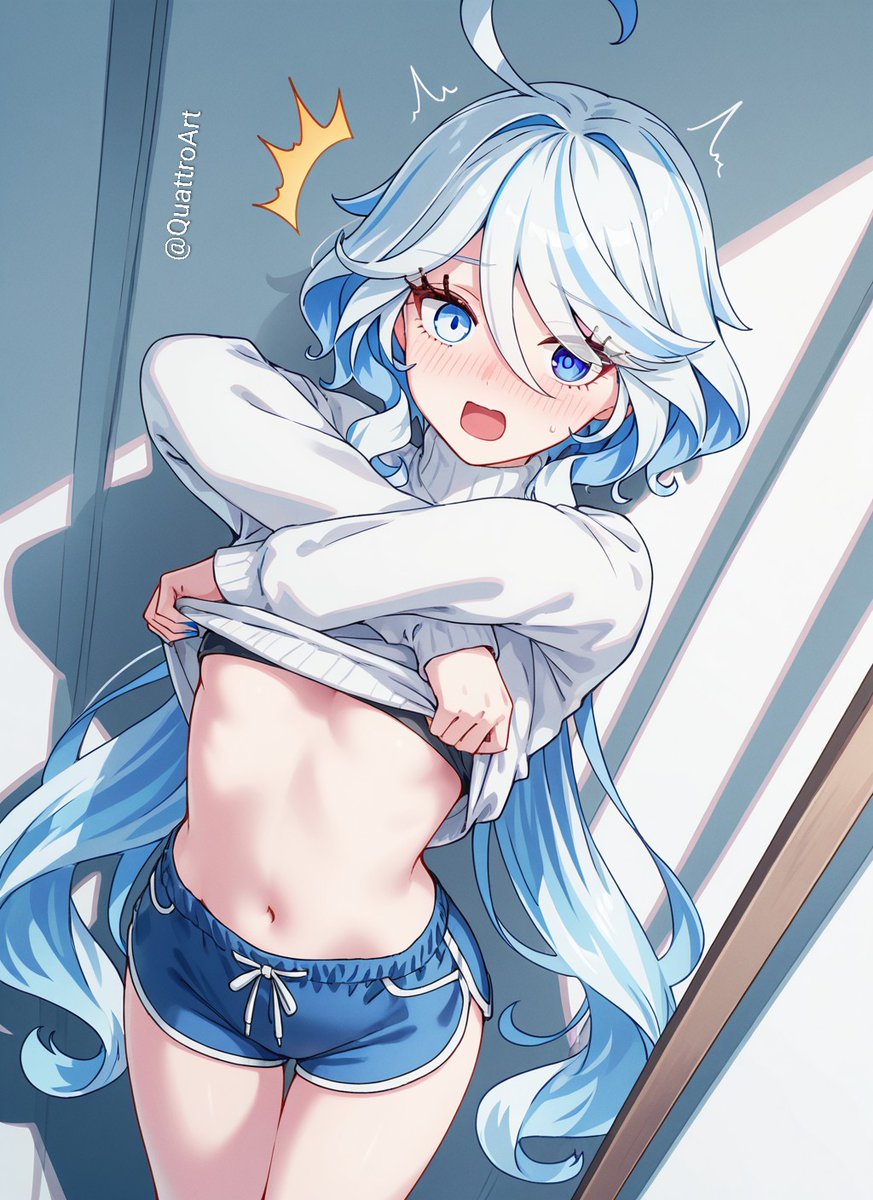 Hé je suis en train de me changer je te signale !