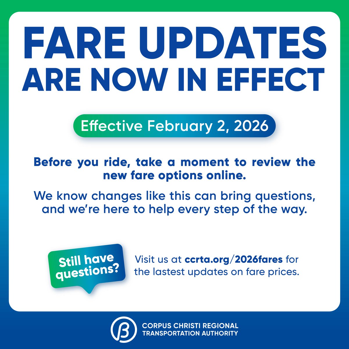 Corpus Christi Regional Transportation Authority tweet media