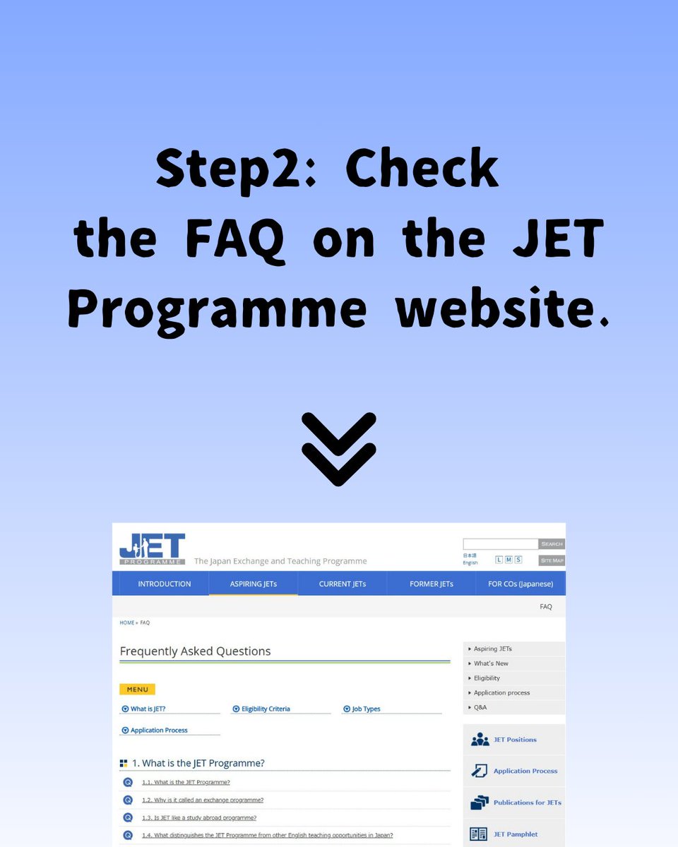 EmbassyJapanNL's tweet image. If you have any questions about JET Applications, please follow these 2 steps:
Step1: Carefully read the Application Guidelines👉 nl.emb-japan.go.jp/itpr_en/c_jet.…
Step2: Check the FAQ👉jetprogramme.org/en/faq01/
You may find the answers there.
Application deadline: Mar. 4.
#JET #Application