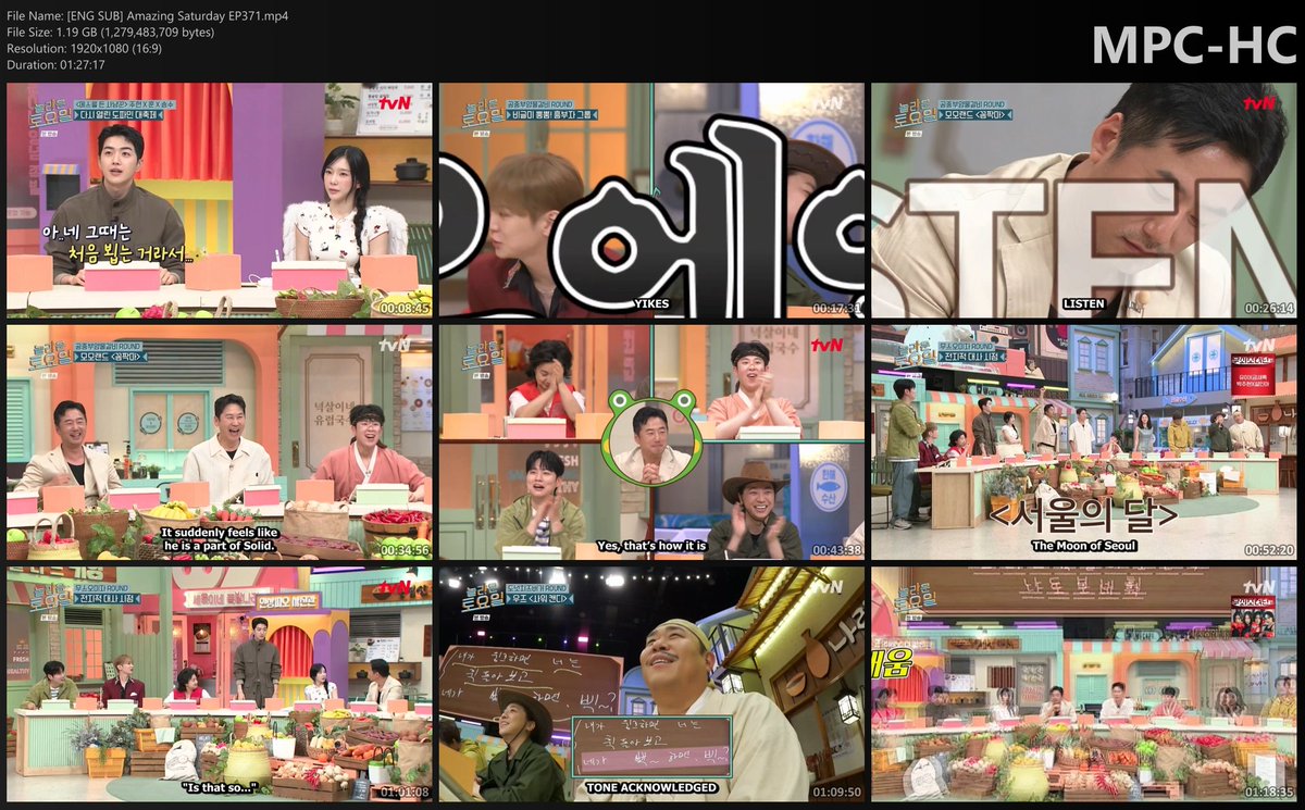 [ENGSUB] Amazing Saturday EP371
Guest/s: Ryu Seung-soo, Kang Hoon, Park Ju-hyun

Link: drive.google.com/file/d/1u1iHhb…
Support me thru: ko-fi.com/noltosubs/10