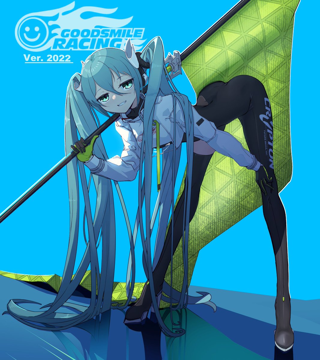 kamonasu999's tweet image. #初音ミク #レーシングミク #RacingMiku
Model.2022