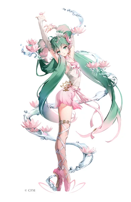 先日公開された「初音ミク 睡蓮ver. 1/7スケールフィギュア」のイラストを担当させていただきました。 とても美しい造形に仕上げていただき、感謝です! 予約情報⇒ (～3/17まで) よろしくお願いいたします!