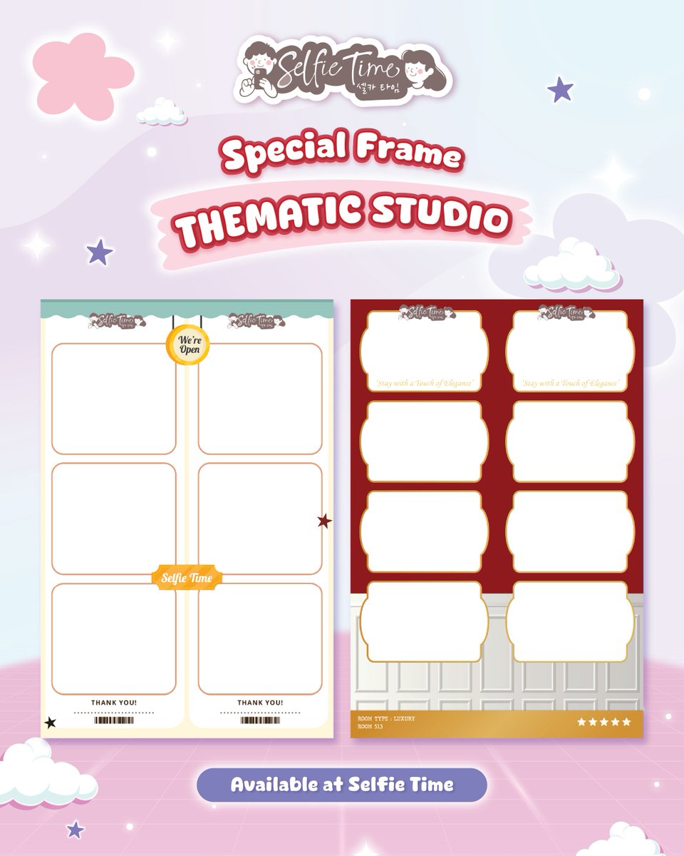 selfietimeid's tweet image. Foto bareng jadi makin seru pakai Special Frame Thematic Studio yang sudah tersedia di seluruh Selfie Time📸

Buat kamu yang mau foto dengan konsep beda, langsung cobain sekarang yuk!

Tag orang yang mau kamu ajak foto pakai frame ini🥰 #selfietimeid #thematicstudio #photobooth