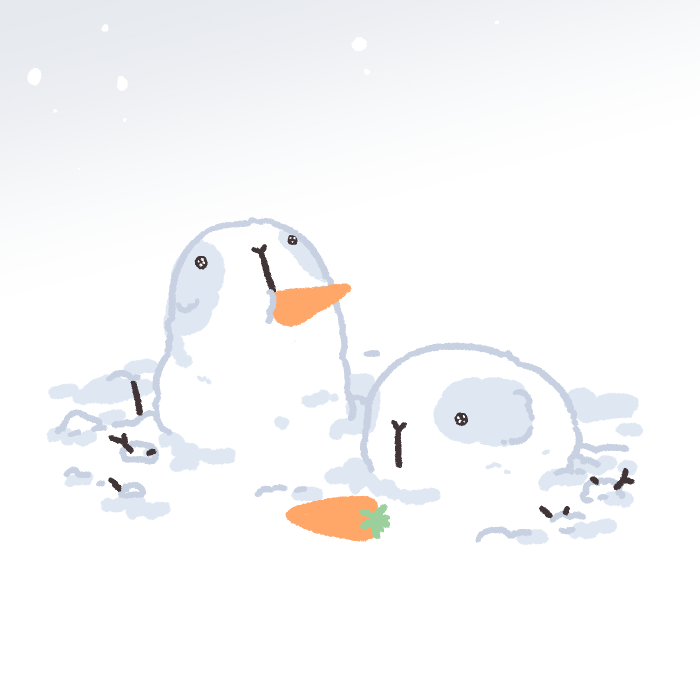 darim_pigi's tweet image. 눈왔기니