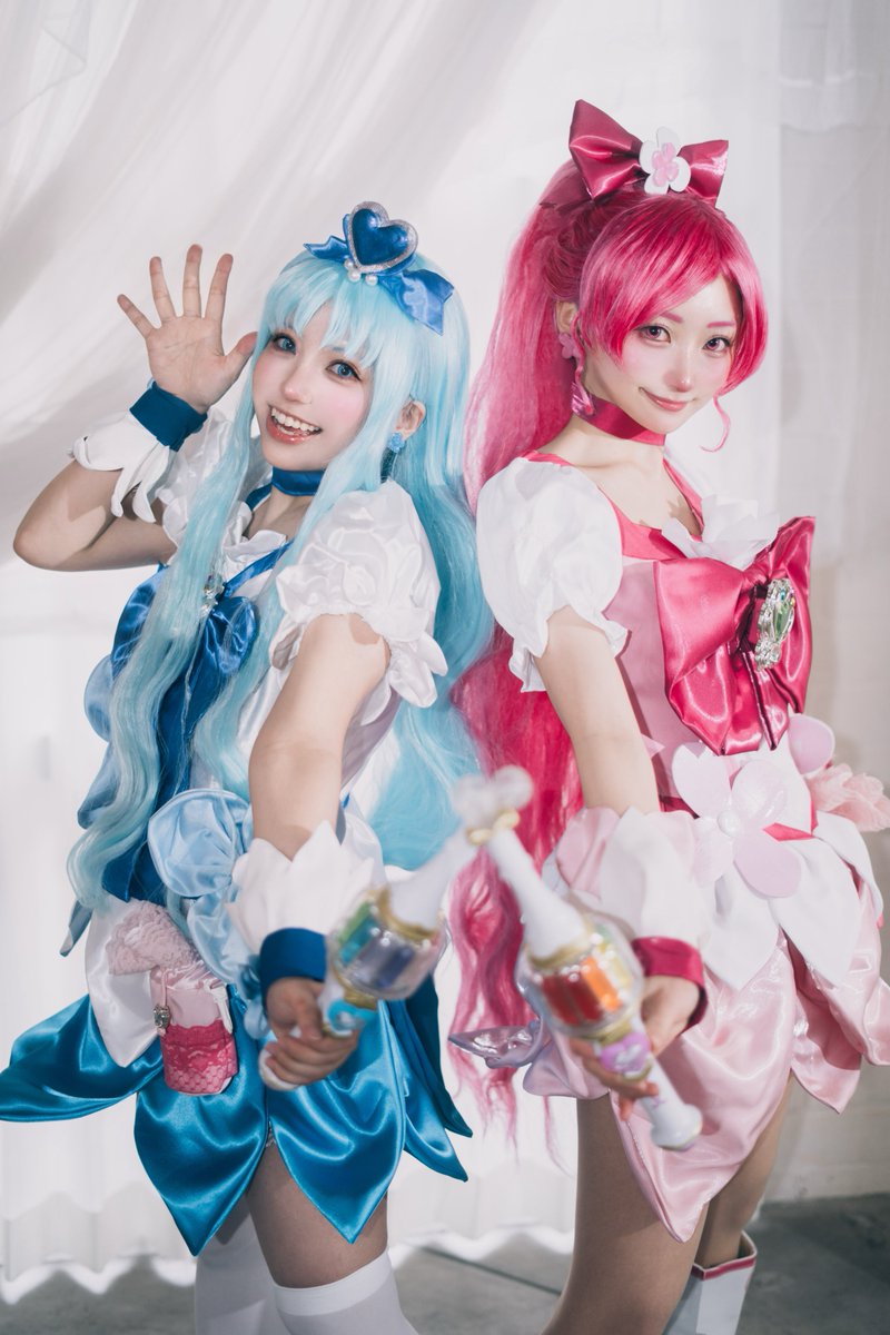 d_se_1118's tweet photo. 【cos / precure】ﾊｰﾄｷｬｯﾁﾌﾟﾘｷｭｱ

🩷キュアブロッサム🩷
　　　　　　　🩵キュアマリン🩵

📷:@hi375cam https://t.co/702dvYSkS3