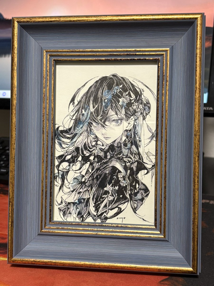 幸運にも先日おなご先生@7Na5Go の手描きイラストを入手出来ました