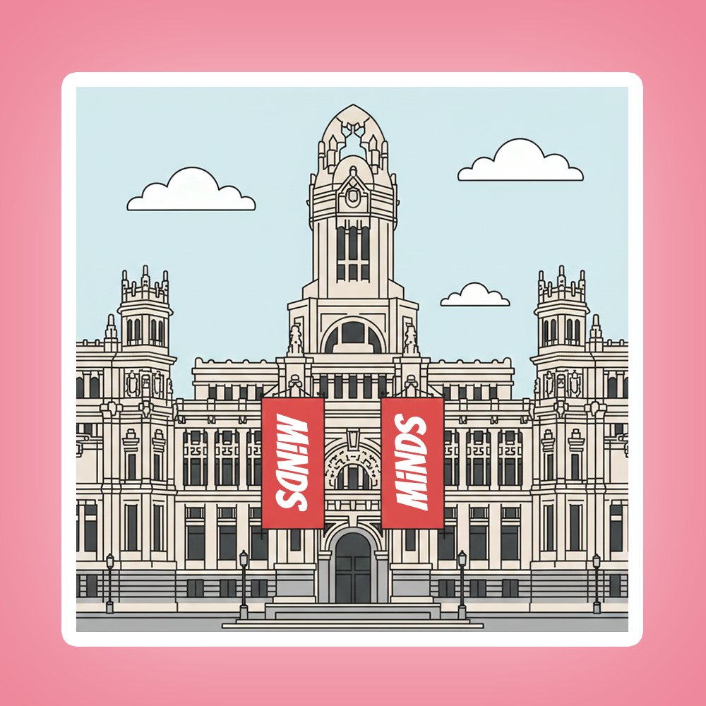 Empezar febrero sin una lona gigante en la Castellana es casi un pecado publicitario. 🏢 En Minds no necesitamos 20 metros de tela para que nos veas; nos basta con una estrategia que no puedas ignorar. ¿Tu marca es contenido o es interrupción? #Publicidad #EfectoLona